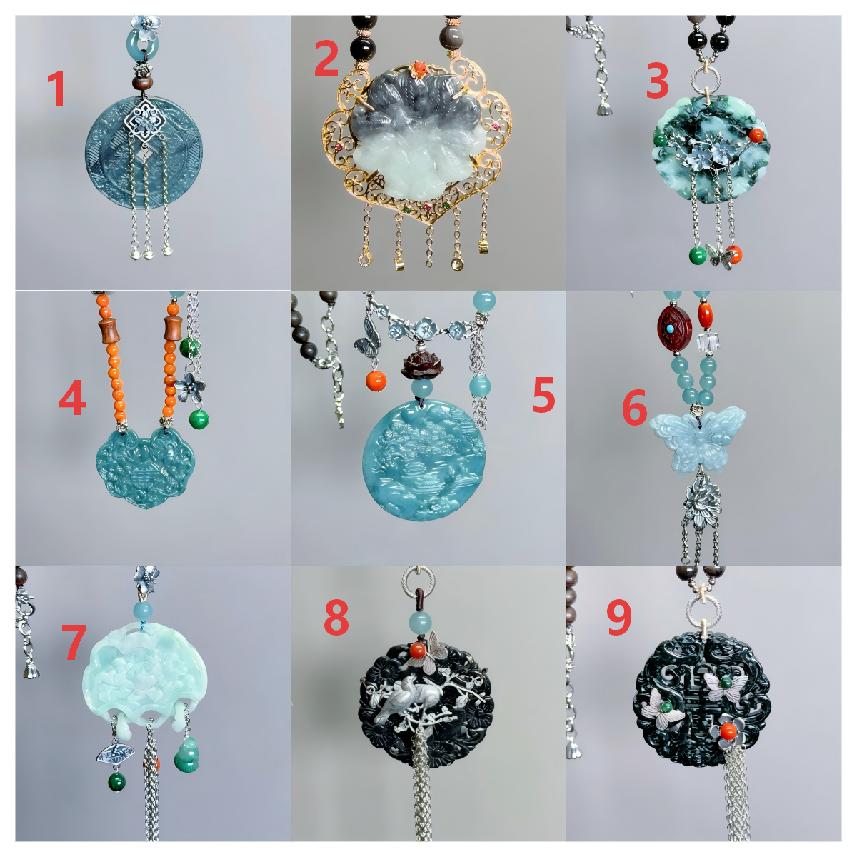 037 jadeite Lucky Charm Pendant2025 Energy High Quality Fashion Jewelry Feng Shui Beads Magnetic Gift